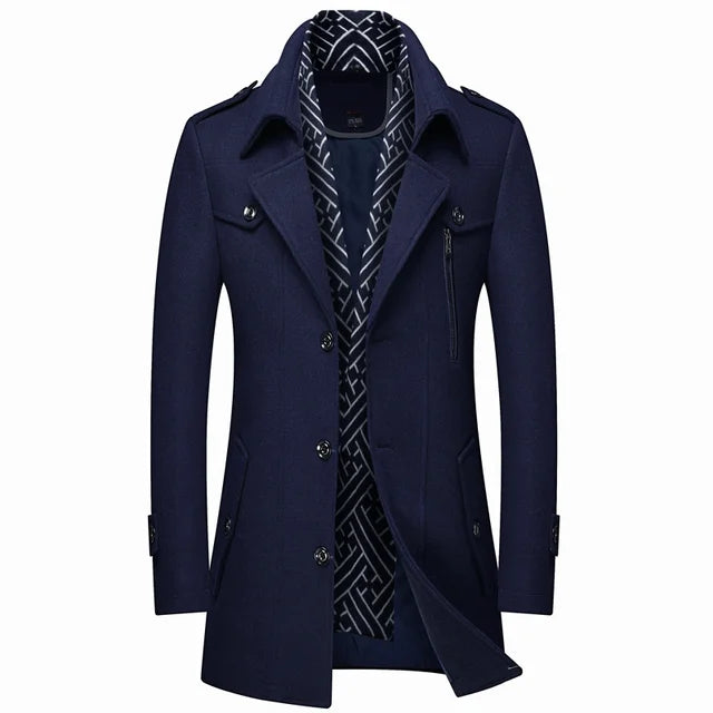 Warm Classic Overcoat | Tailored Winter Outerwear