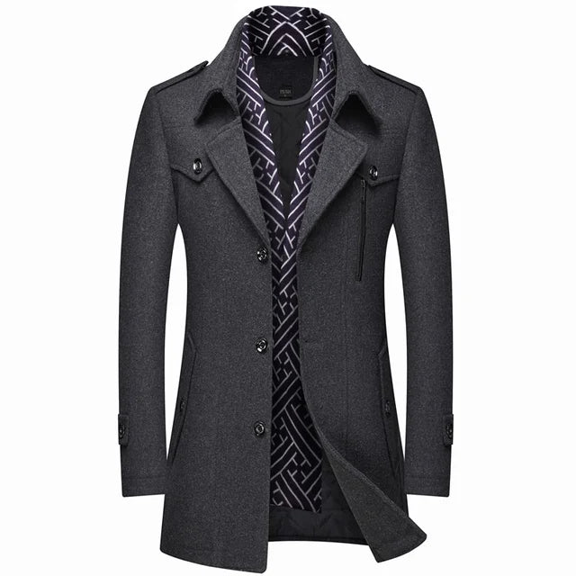 Warm Classic Overcoat | Tailored Winter Outerwear