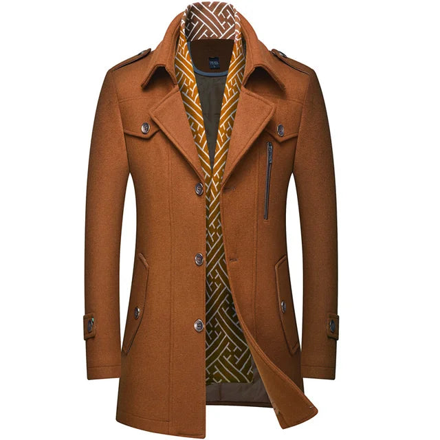 Warm Classic Overcoat | Tailored Winter Outerwear