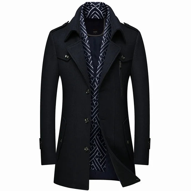 Warm Classic Overcoat | Tailored Winter Outerwear
