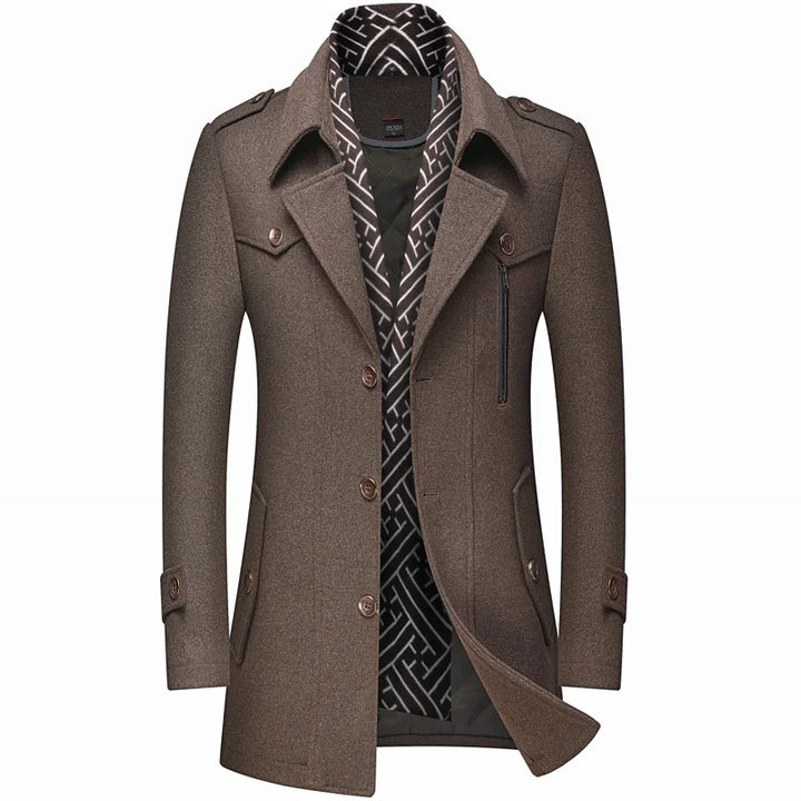 Warm Classic Overcoat | Tailored Winter Outerwear