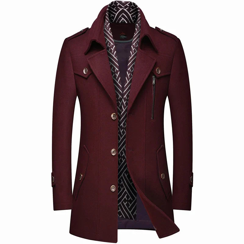 Warm Classic Overcoat | Tailored Winter Outerwear