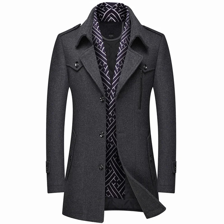 Warm Classic Overcoat | Tailored Winter Outerwear
