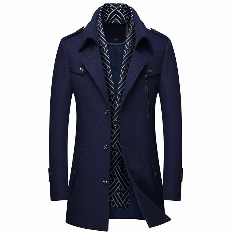 Warm Classic Overcoat | Tailored Winter Outerwear