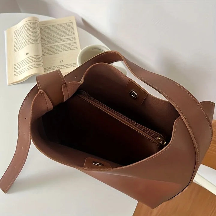 Elegant PU Leather Shoulder Bag for Women