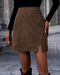 Querra | Women’s Ribbed Knit Mini Skirt