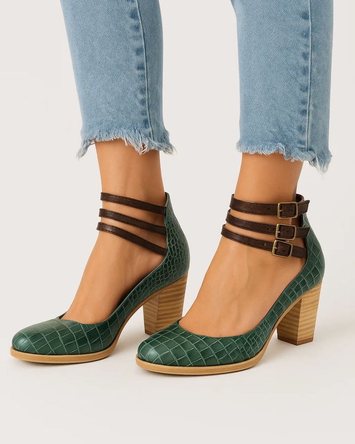 Avenia | Women’s Elegant Block Heel Pumps