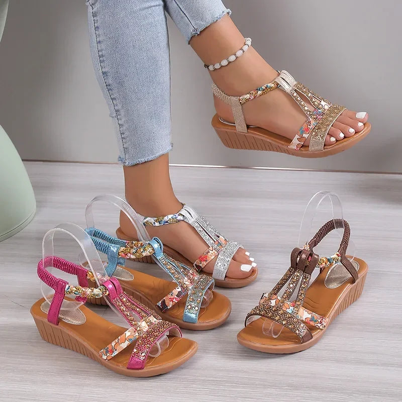 Jynna | Women's Fashionable Summer Wedge Sandals