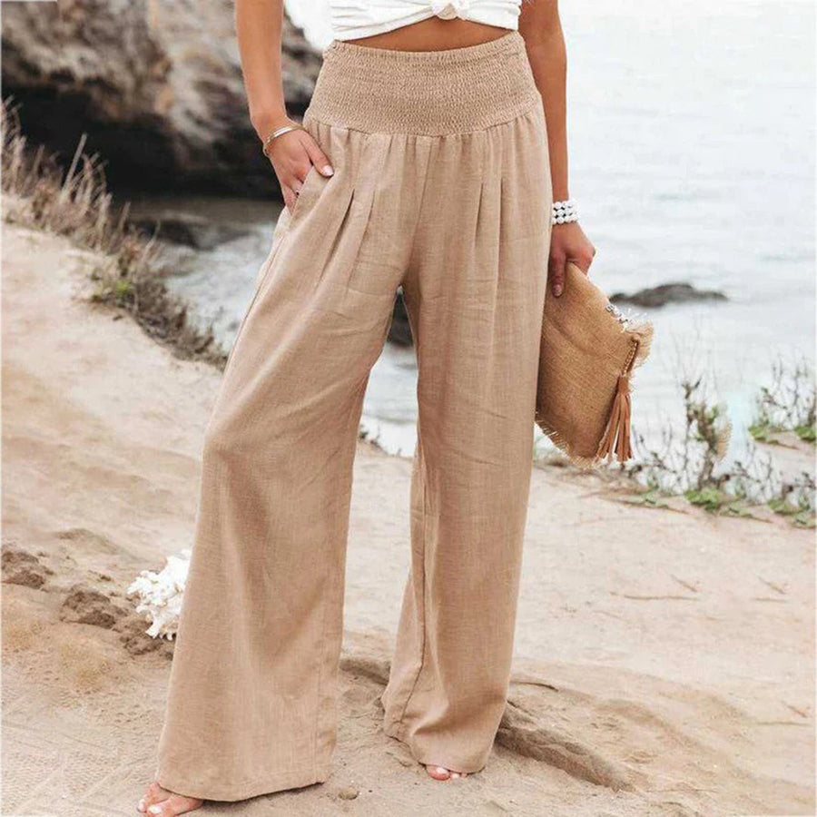 Julaine | Flowy Summer Trousers for Women