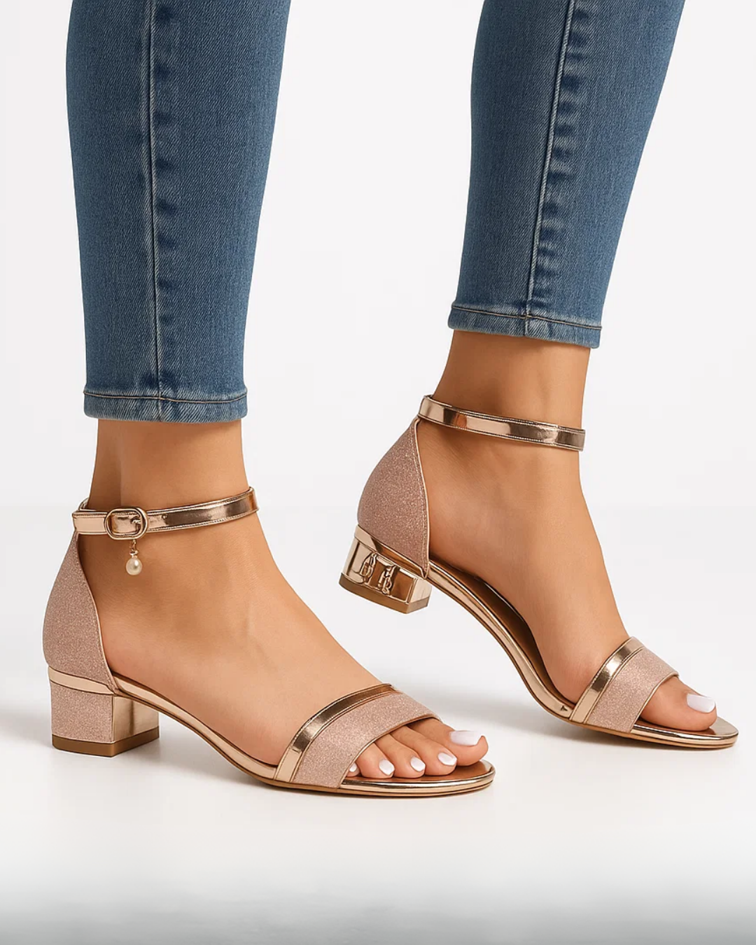 Fioren | Women’s Sparkly Elegant High Heel Dress Shoes
