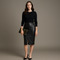 Keela | Women’s High-Waisted Leather Skirt with Side Slit