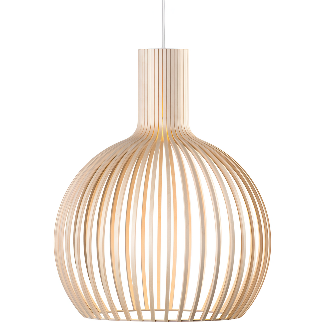 Nordic Wood Vintage Pendant Light