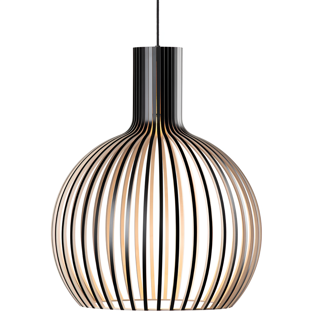 Nordic Wood Vintage Pendant Light