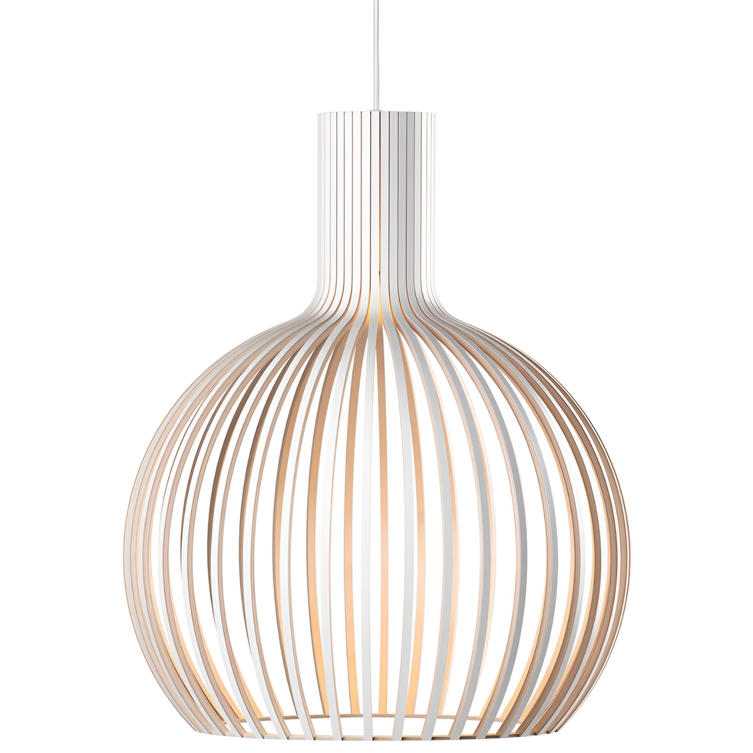 Nordic Wood Vintage Pendant Light