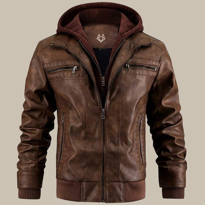 Men’s Premium Leather Style Jacket | Sleek Outerwear