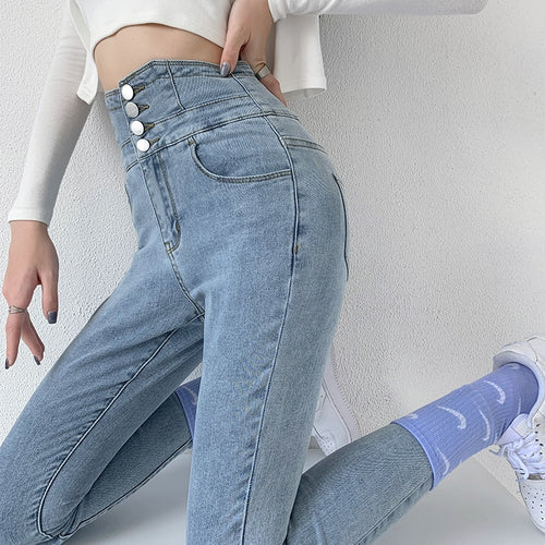 High Waist Skinny Jeans for Women | Stretch & Comfort