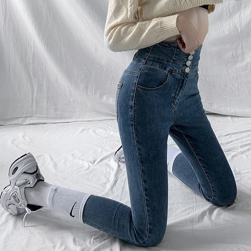 High Waist Skinny Jeans for Women | Stretch & Comfort