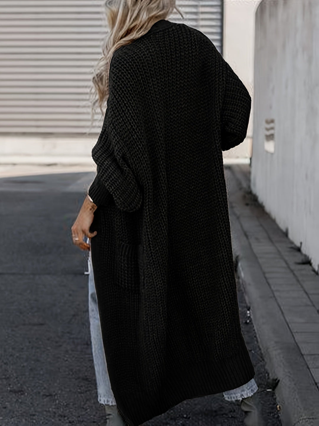 Women’s Wool-Like Cardigan Sweater | Long & Warm