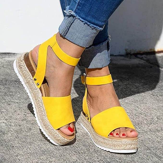 Indigo | Women’s Platform Espadrille Sandals
