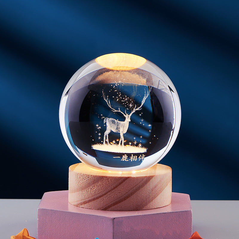 3D Crystal Night Lamp | Christmas Vibes