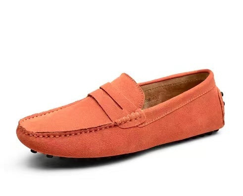 Italian Style Suede Loafers for Men