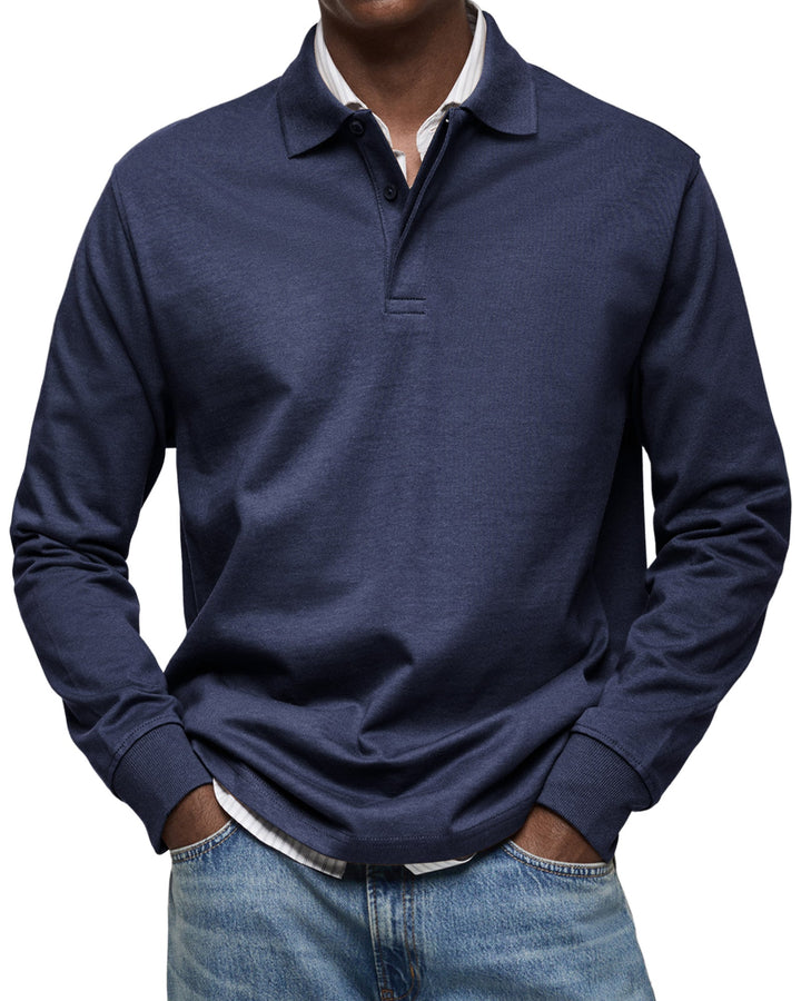 Men’s Knit Polo Shirt | Smart-Casual Essential