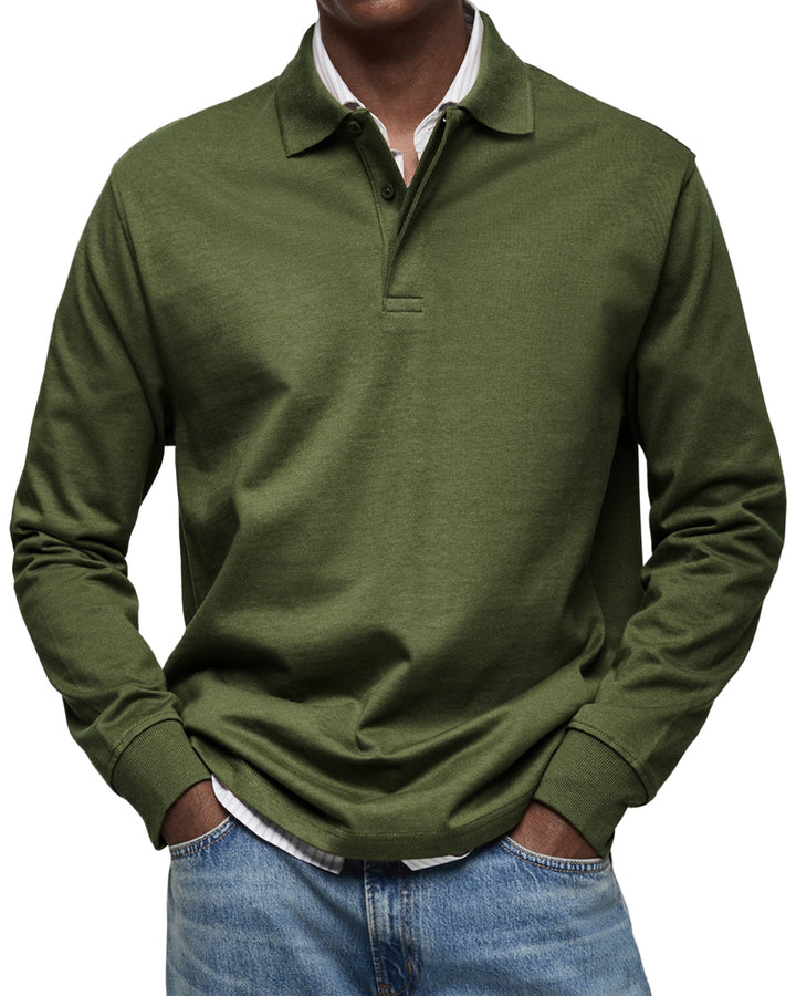 Men’s Knit Polo Shirt | Smart-Casual Essential