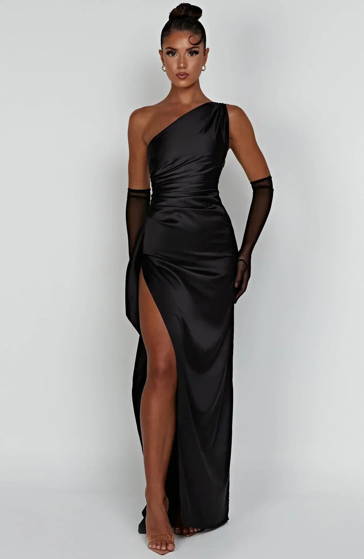 Faelith | Satin Evening Dress