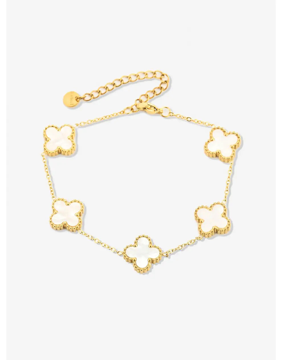Klief Aure | Five-Leaf Clover Stainless Steel Bracelet