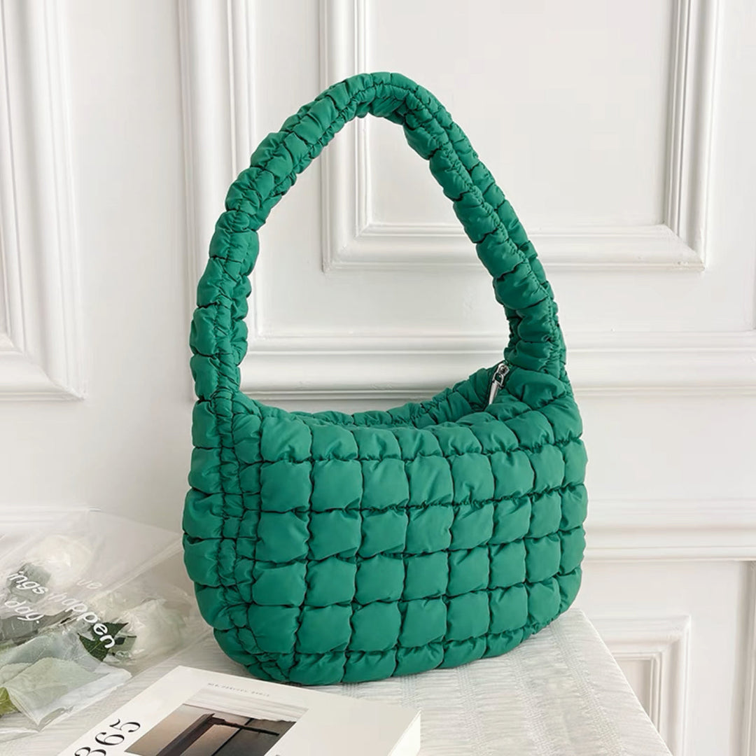Kiora | Women’s Solid Color Puffer Shoulder Bag