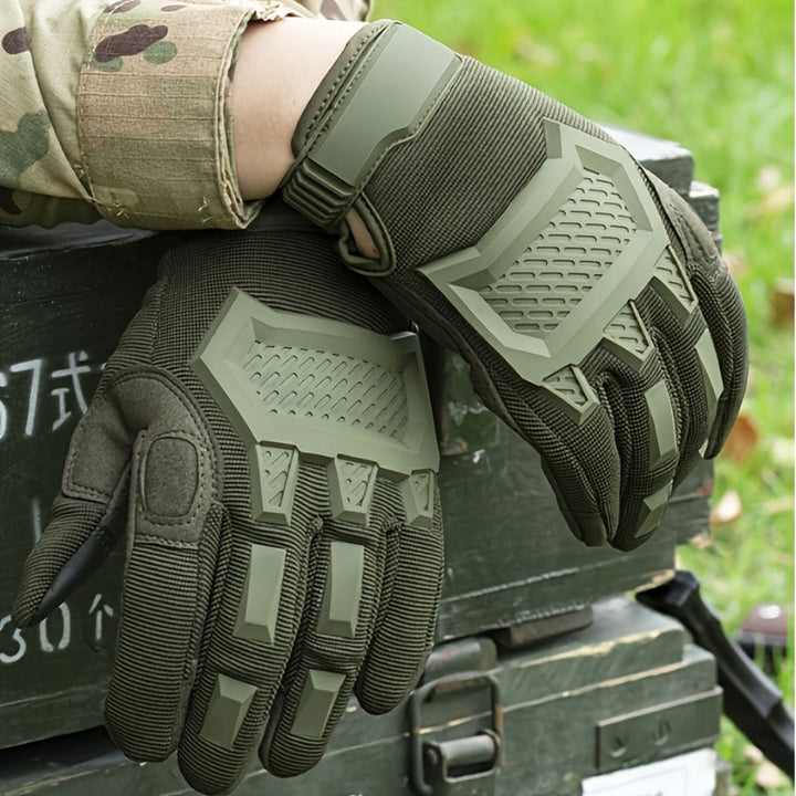 1 Pair of Thickened Windproof Touchscreen Survival Gloves