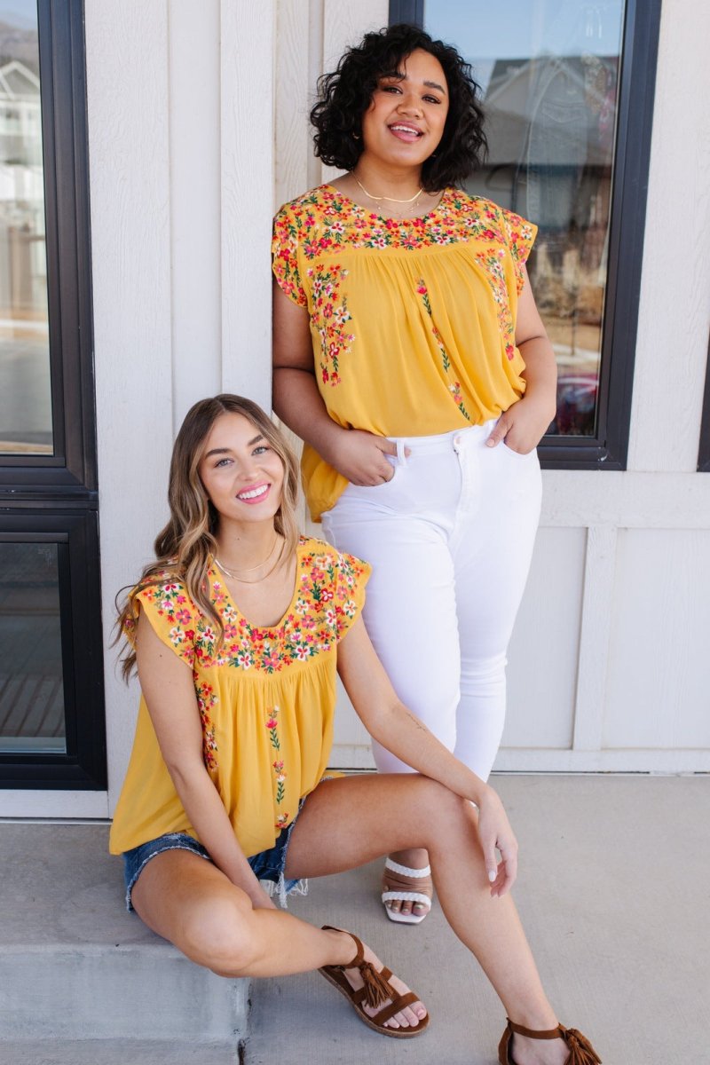 Ariadne | Floral Blouse for Women