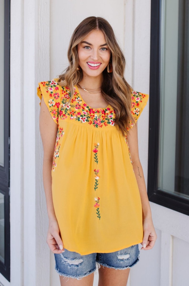 Ariadne | Floral Blouse for Women