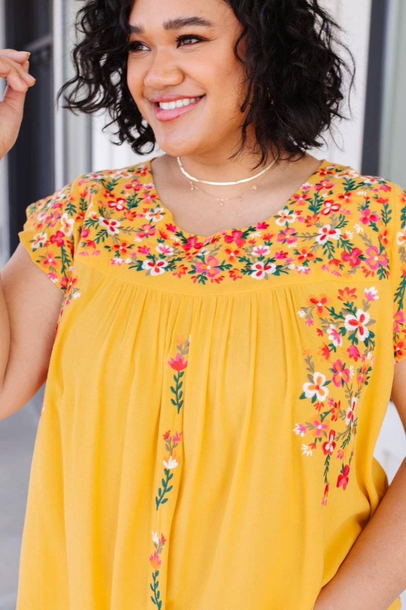 Ariadne | Floral Blouse for Women