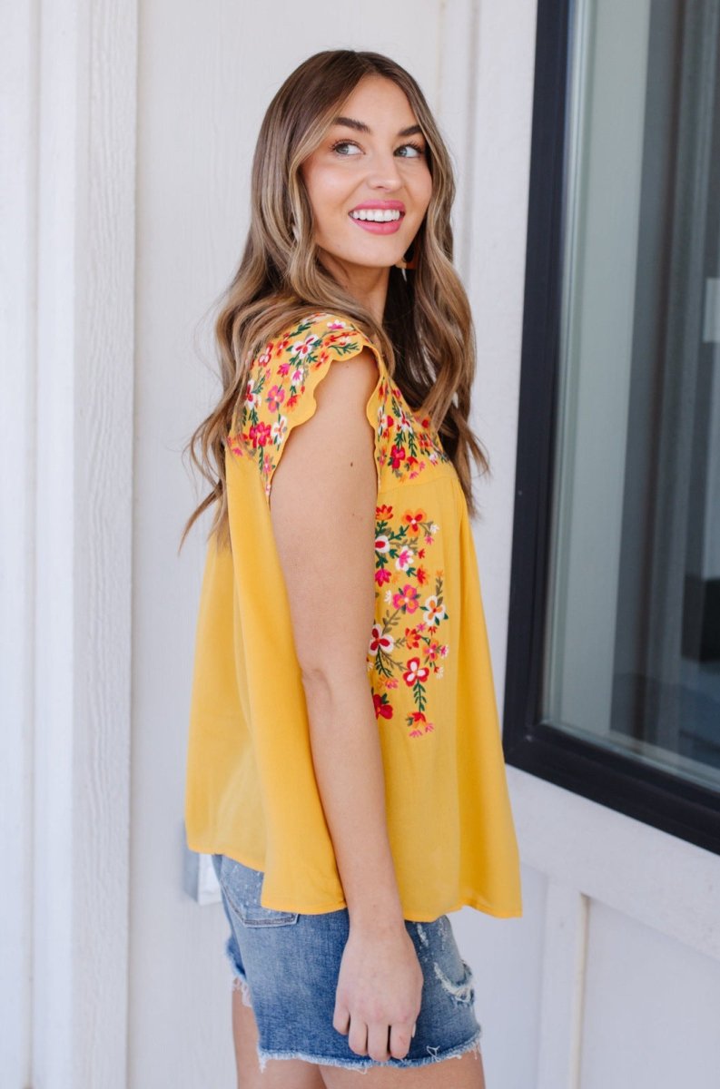 Ariadne | Floral Blouse for Women