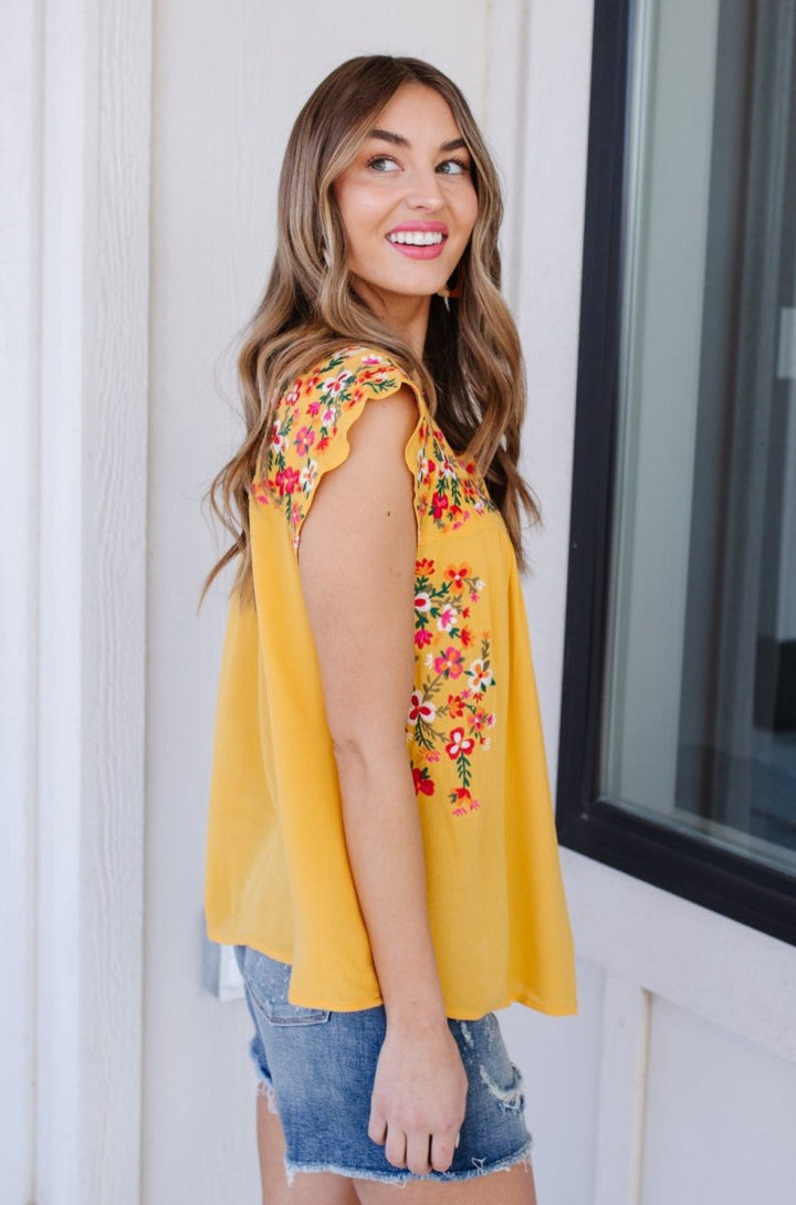 Ariadne | Floral Blouse for Women