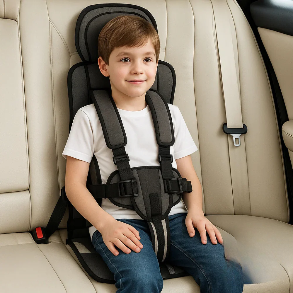 Travel Booster Seat | Comfortable & Portable Child Car Seat for Ages 1–14
