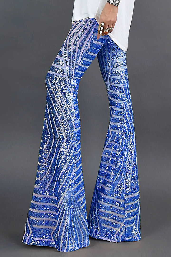 Women’s Sequin Flare Pants | Party Ready