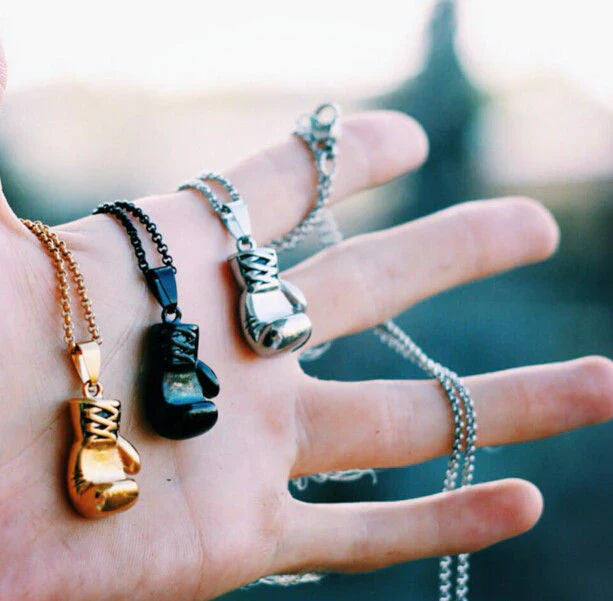 Boxing Glove Pendant Necklace