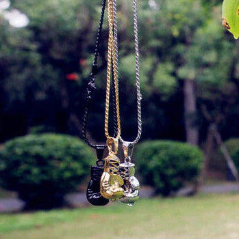 Boxing Glove Pendant Necklace
