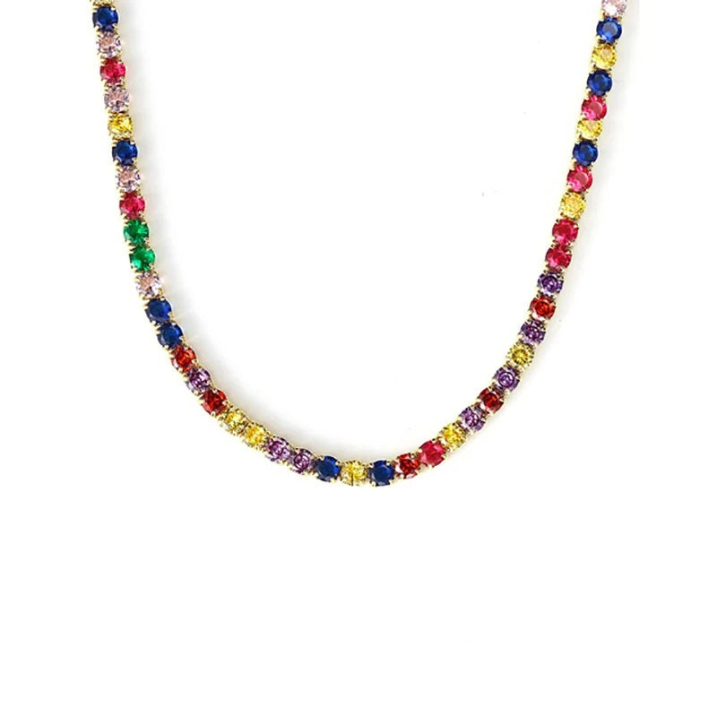 Glimmering Crystal Pendant | Subtle Neckline Accent