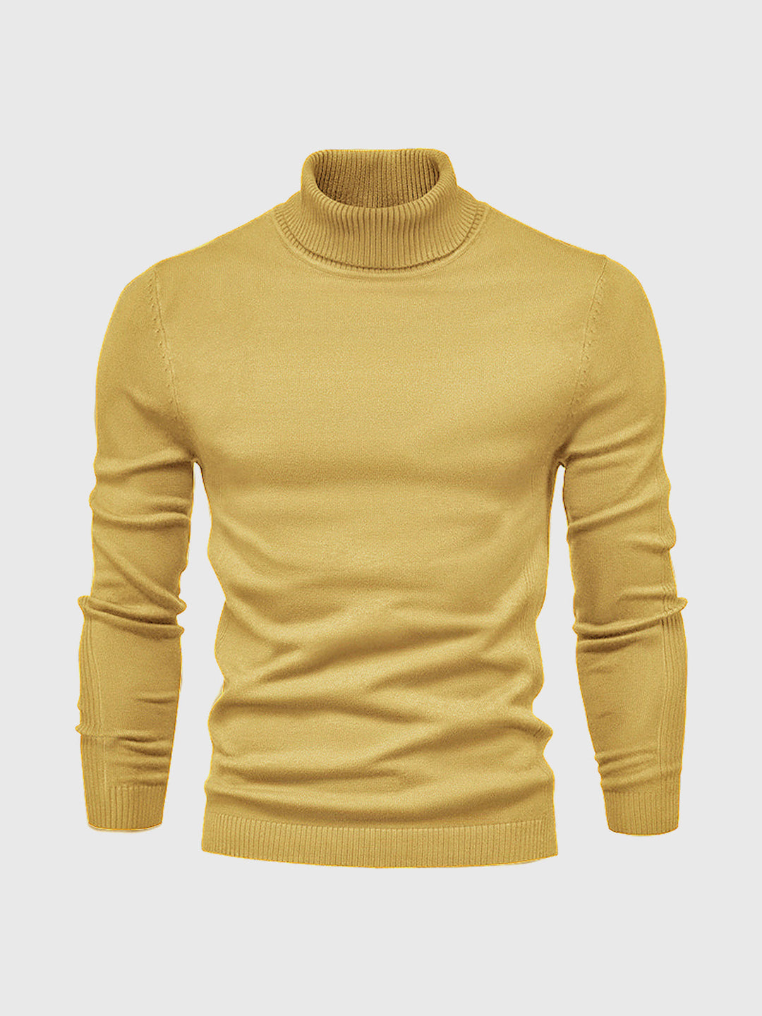 Men’s Soft Cotton Turtleneck Sweater