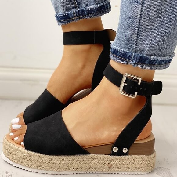 Indigo | Women’s Platform Espadrille Sandals