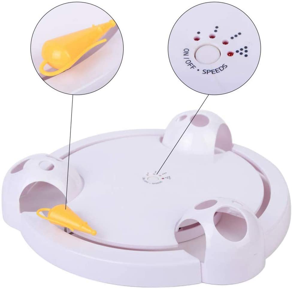 Interactive Automatic Pounce Cat Toy