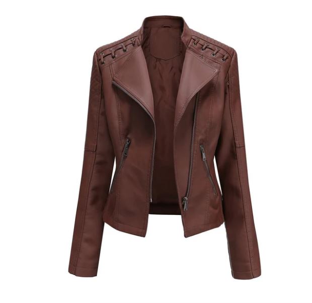 Leather Jacket for Women | Biker Style Coat