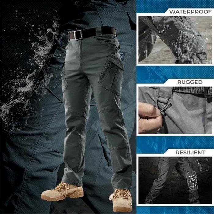 Men’s Tactical Waterproof Work Cargo Pants
