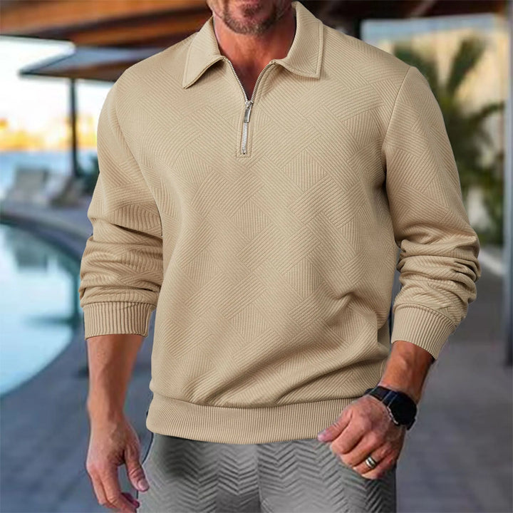Evorn | Premium Men’s Quarter‑Zip Knit Sweater