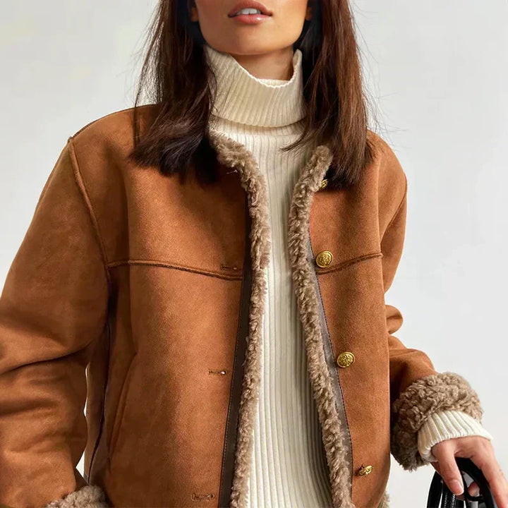 Women’s Classic Warm Shearling Jacket