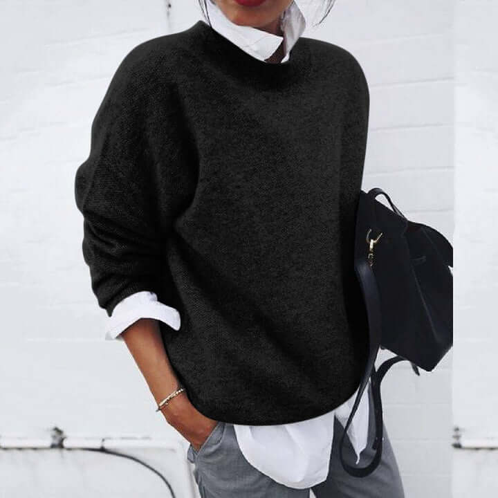 Women’s Cashmere Crewneck Sweater | Cashmere Style