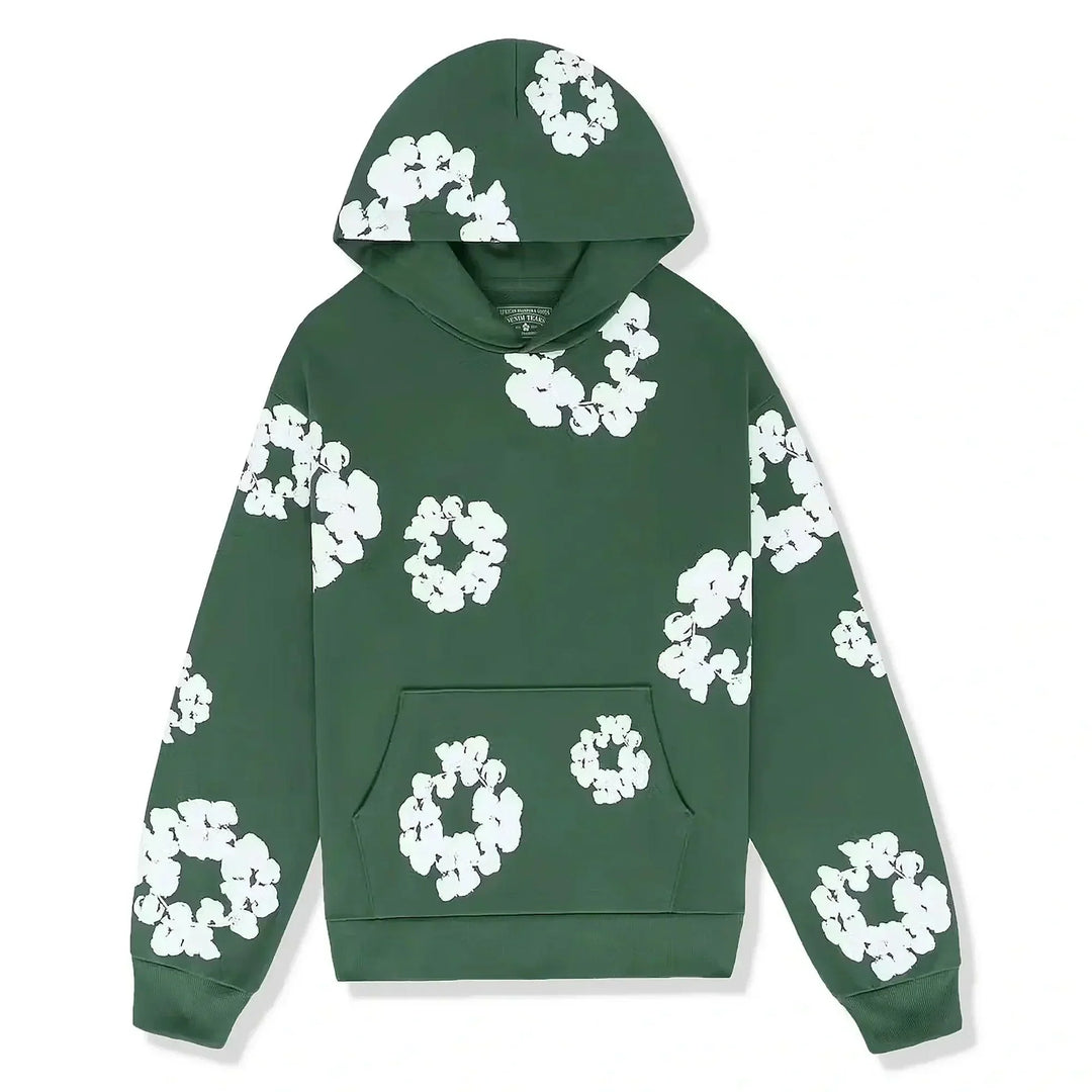 Floral Blossom Tracksuit Set | Soft Hoodie & Jogger Pants